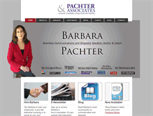 Tablet Screenshot of pachter.com